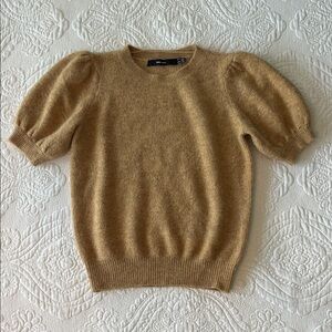 Vero Moda Camel Puff Sleeve Sweater